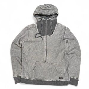 Y2K Diesel Archive Sherpa Lined Full Length Zip Up Hoodie